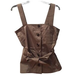 New 7 for all mankind cargo khaki tank top small